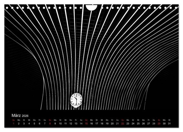 Produktbild: Black-Schwarz-Noir 2026 (Wandkalender 2026 DIN A4 quer), CALVENDO Monatskalender
