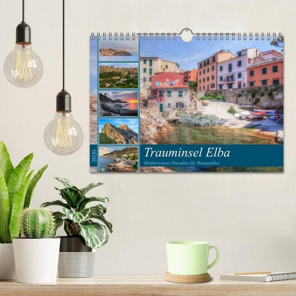 Produktbild: Trauminsel Elba: Mediterranes Paradies f&uuml;r Romantiker (Wandkalender 2026 DIN A4 quer), CALVENDO Monatskalender