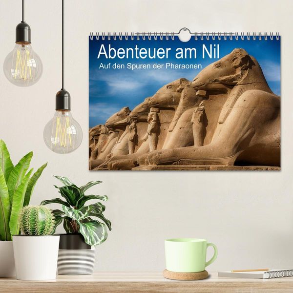 Produktbild: Abenteuer am Nil. Auf den Spuren der Pharaonen (Wandkalender 2026 DIN A4 quer), CALVENDO Monatskalender