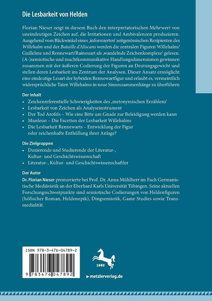 Produktbild: Die Lesbarkeit von Helden