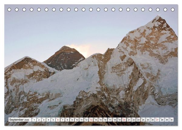 Produktbild: Traumtrekking in NEPAL (Tischkalender 2026 DIN A5 quer), CALVENDO Monatskalender