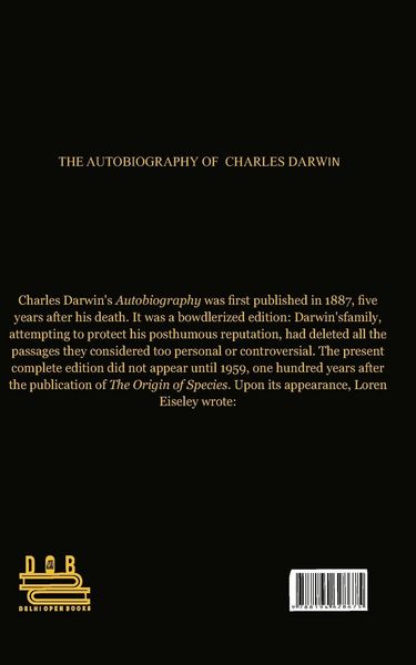 Produktbild: Autobiography Of Charles Darwin