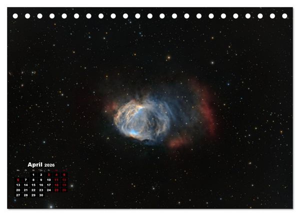 Produktbild: InfinityAstro - die Unendlichkeit im Bild - Astrofotos von Roland Schliessus (Tischkalender 2026 DIN A5 quer), CALVENDO Monatskalender
