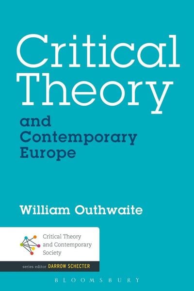 Produktbild: Critical Theory and Contemporary Europe