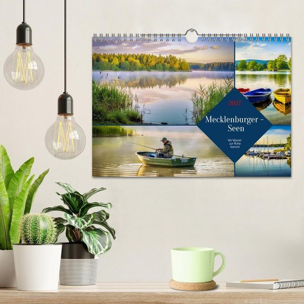 Produktbild: Mecklenburger - Seen (Wandkalender 2027 DIN A4 quer), CALVENDO Monatskalender