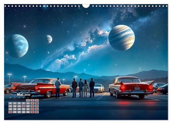 Produktbild: Sterne und Planeten im Blick (Wandkalender 2026 DIN A3 quer), CALVENDO Monatskalender