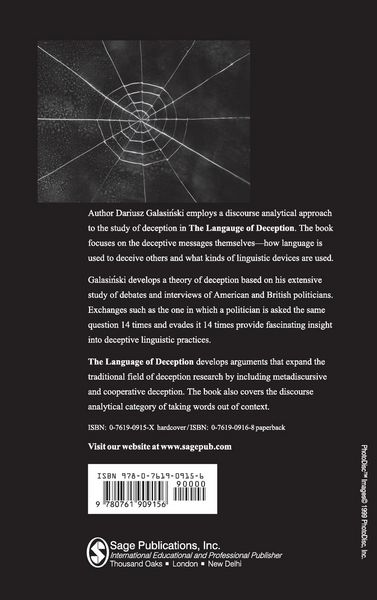 Produktbild: The Language of Deception