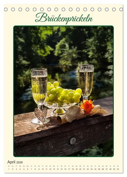 Produktbild: Aus Liebe: Picknick f&uuml;r Zwei (Tischkalender 2026 DIN A5 hoch), CALVENDO Monatskalender