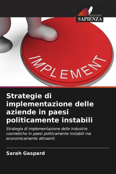 Produktbild: Strategie di implementazione delle aziende in paesi politicamente instabili