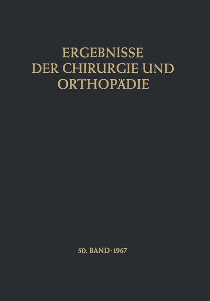 Produktbild: Ergebnisse der Chirurgie und Orthop&auml;die