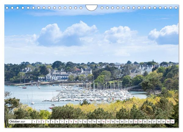 Produktbild: Hausbooturlaub Frankreich - Bretagne (Wandkalender 2027 DIN A4 quer), CALVENDO Monatskalender