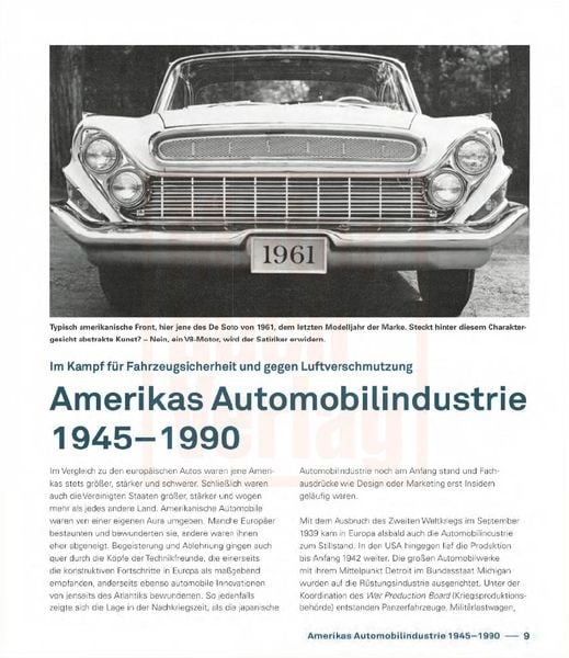 Produktbild: Amerikanische Autos 1945-1990