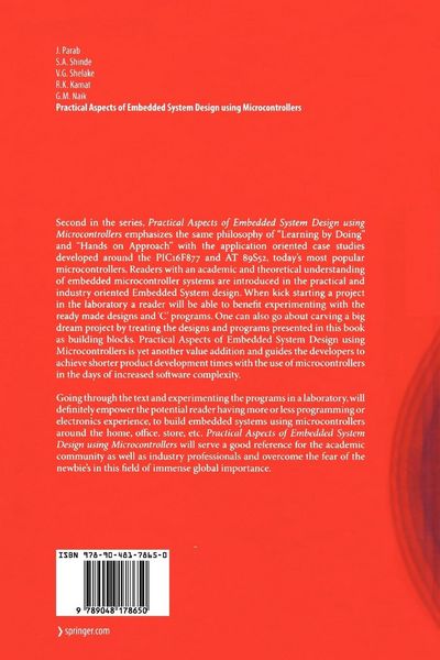 Produktbild: Practical Aspects of Embedded System Design using Microcontrollers