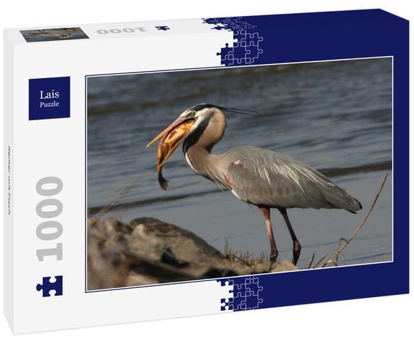 Produktbild: Lais Puzzle Reiher mit Fisch 1000 Teile