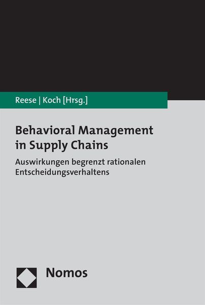 Produktbild: Behavioral Management in Supply Chains