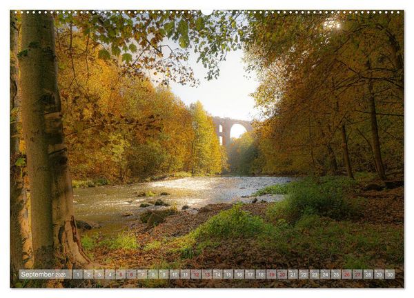 Produktbild: Vogtland - Farben einer Landschaft (Wandkalender 2026 DIN A2 quer), CALVENDO Monatskalender