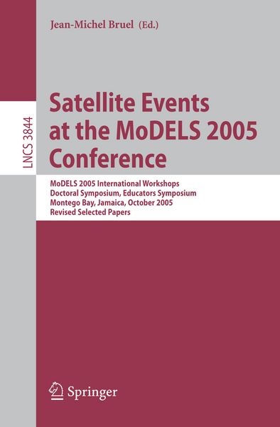 Produktbild: Satellite Events at the MoDELS 2005 Conference