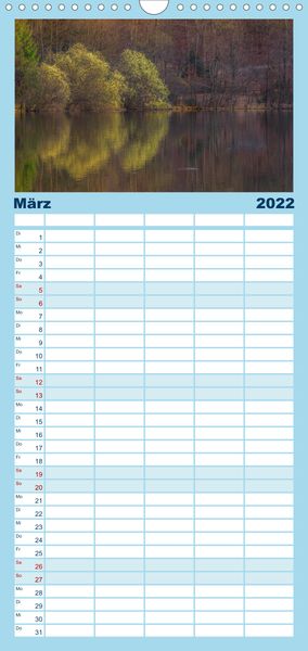 Produktbild: Familienplaner Boarisch g'schaut - Vom Haarsee bis zum Isarwinkel (Wandkalender 2022 , 21 cm x 45 cm, hoch)