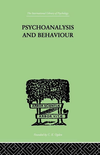 Produktbild: Psychoanalysis And Behaviour