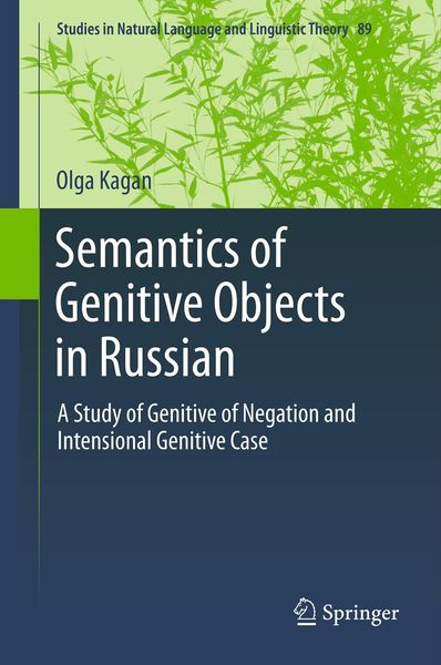 Produktbild: Semantics of Genitive Objects in Russian