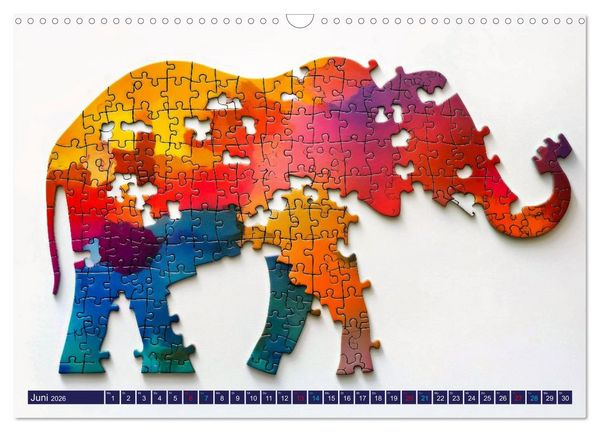 Produktbild: Faszination PUZZLE (Wandkalender 2026 DIN A3 quer), CALVENDO Monatskalender