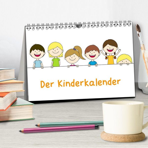 Produktbild: Der Kinderkalender (Tischkalender 2026 DIN A5 quer), CALVENDO Monatskalender