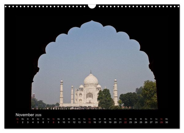 Produktbild: Taj Mahal (Wandkalender 2026 DIN A3 quer), CALVENDO Monatskalender