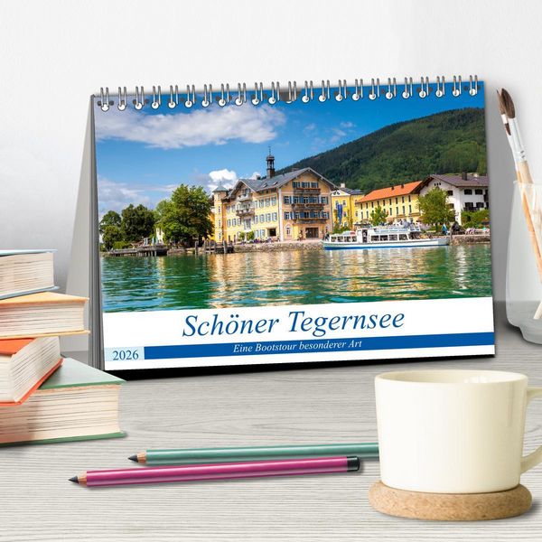 Produktbild: Sch&ouml;ner Tegernsee (Tischkalender 2026 DIN A5 quer), CALVENDO Monatskalender