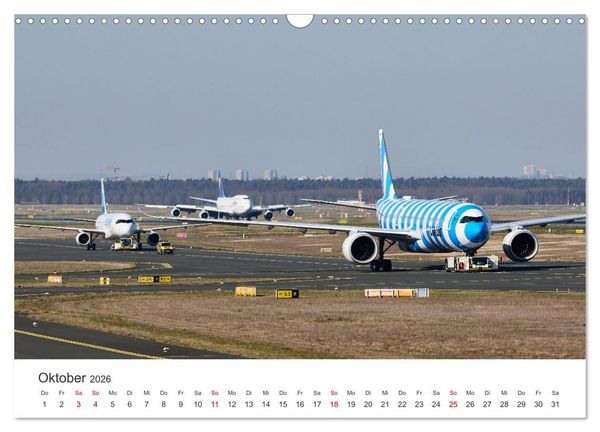 Produktbild: Frankfurt Airport - EDDF (Wandkalender 2026 DIN A3 quer), CALVENDO Monatskalender