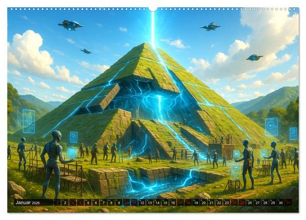 Produktbild: R&auml;tsel aus Stein - Uralte Baukunst neu gedacht (hochwertiger Premium Wandkalender 2026 DIN A2 quer), Kunstdruck in Hochglanz