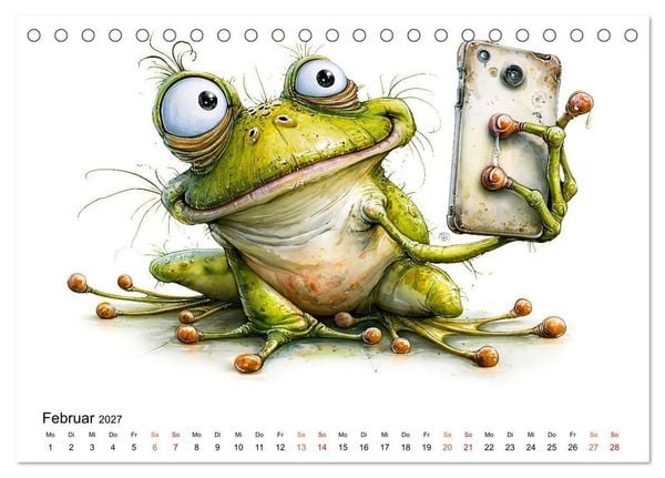 Produktbild: Tieralarm - Fell, Fun & Firlefanz (Tischkalender 2027 DIN A5 quer), CALVENDO Monatskalender