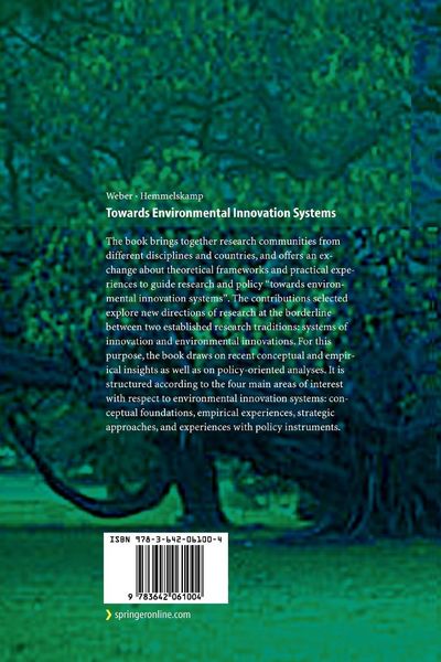 Produktbild: Towards Environmental Innovation Systems