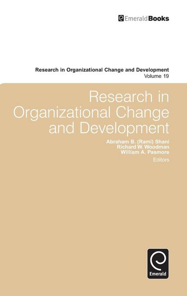 Produktbild: Research in Organizational Change and Development