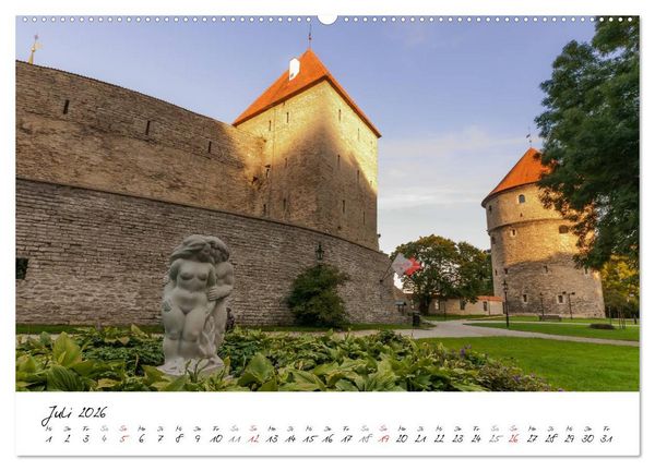 Produktbild: Tallinn Altstadt (Wandkalender 2026 DIN A2 quer), CALVENDO Monatskalender