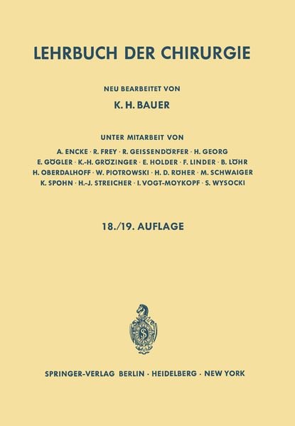 Produktbild: Lehrbuch der Chirurgie