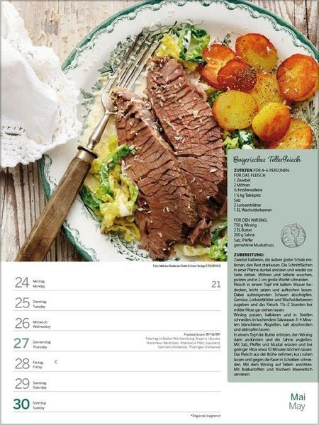 Produktbild: Saisonale und regionale Genussrezepte 2027