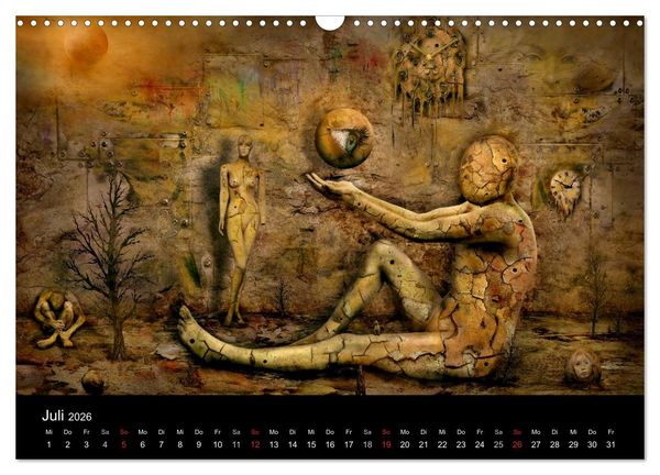 Produktbild: Moderner Surrealismus (Wandkalender 2026 DIN A3 quer), CALVENDO Monatskalender
