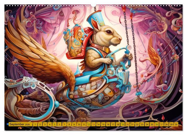 Produktbild: Zirkus Witzig und skurril (Wandkalender 2026 DIN A2 quer), CALVENDO Monatskalender