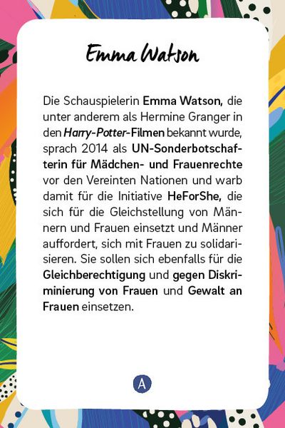 Kartenspiel: Strong Women