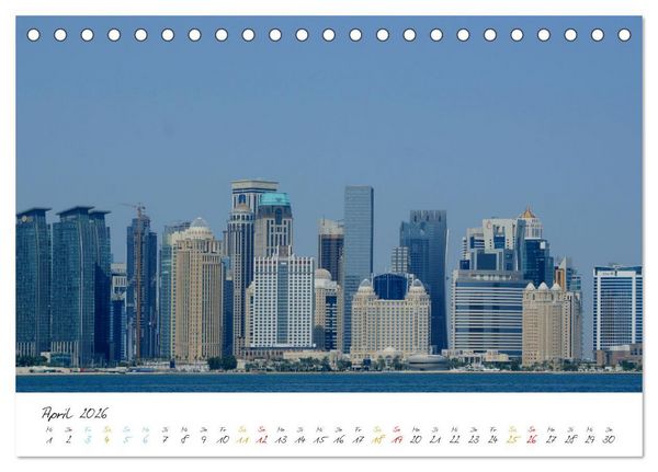 Produktbild: Doha, die arabische Welt im Aufbruch (Tischkalender 2026 DIN A5 quer), CALVENDO Monatskalender