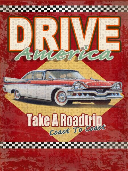 Produktbild: CALVENDO Puzzle America | 1000 Teile Lege-Gr&ouml;&szlig;e 64x48cm Foto-Puzzle f&uuml;r gl&uuml;ckliche Stunden