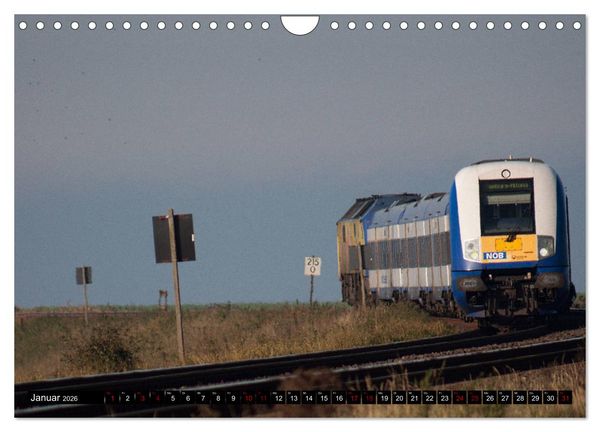 Produktbild: Die Marschbahn (Wandkalender 2026 DIN A4 quer), CALVENDO Monatskalender