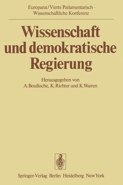 Produktbild: Wissenschaft und demokratische Regierung