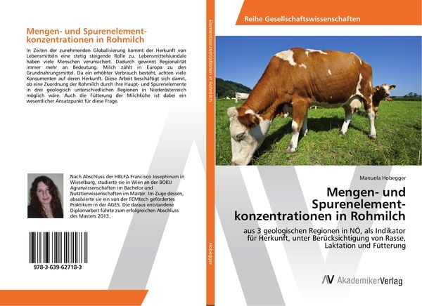 Produktbild: Mengen- und Spurenelement&shy;konzentrationen in Rohmilch