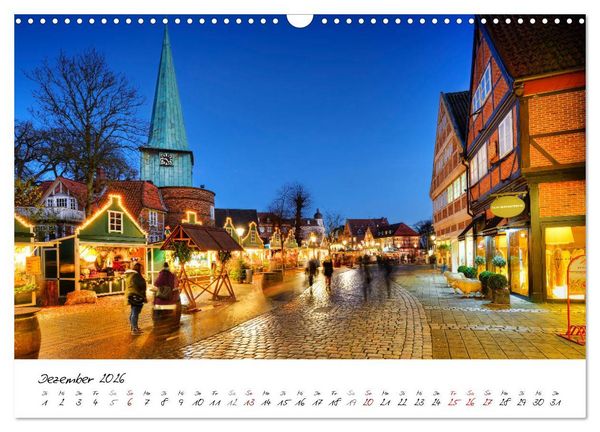 Produktbild: Unser buntes Bergedorf (Wandkalender 2026 DIN A3 quer), CALVENDO Monatskalender