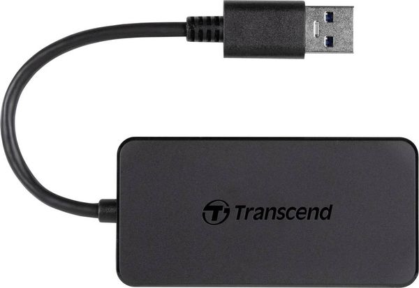 Transcend TS-HUB2K USB 3.2 Gen 1-Hub (USB 3.0) Schwarz