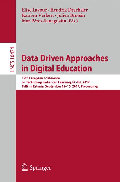 Produktbild: Data Driven Approaches in Digital Education