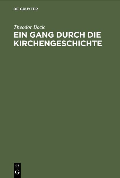 Produktbild: Ein Gang durch die Kirchengeschichte