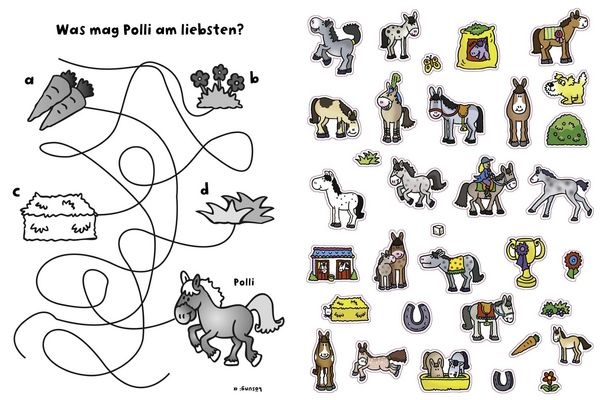Produktbild: 555 Sticker Pferde