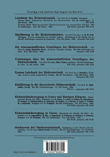 Produktbild: Einf&uuml;hrung in die klassische Elektrodynamik